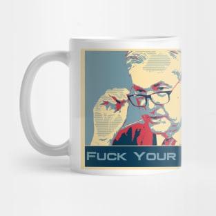 Jerome Powell "Fuck Your Puts" - Wallstreetbets Mug